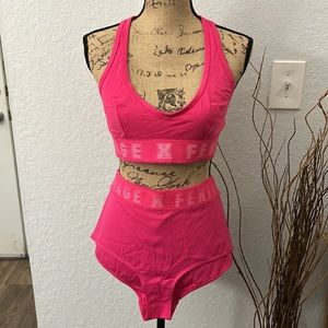 Savage X Fenty by Rihanna high leg bikini panty and bralette set!